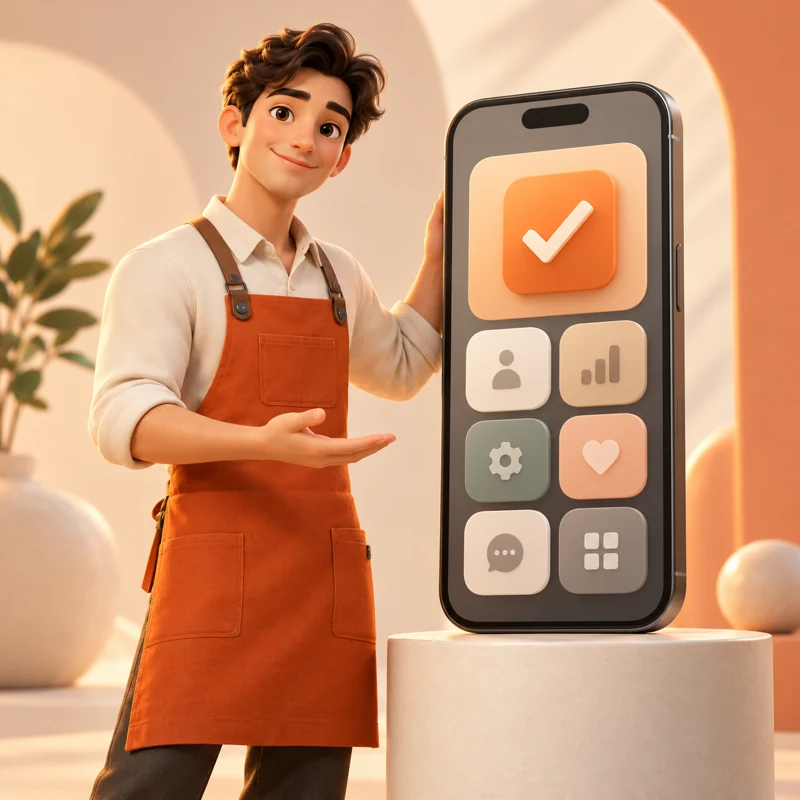Мастер поможет установить приложение на iPhone
